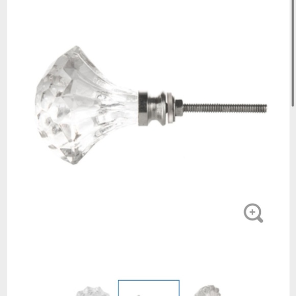 Glass Bloom Knobs Set of 4 - Picture 2 of 5